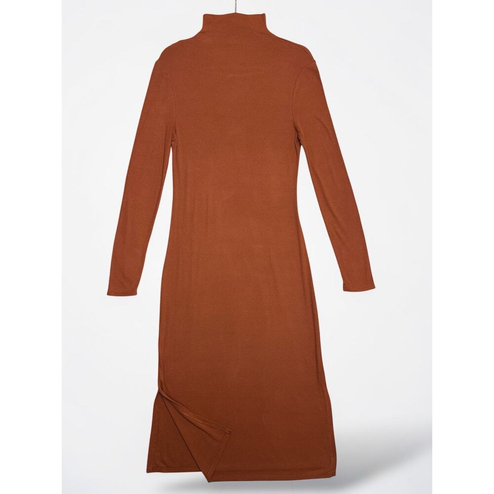 A New Day Ribbed Turtleneck Midi Sweater Dress - Picture 2 of 6